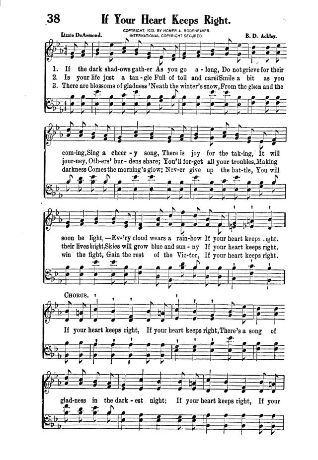 Victory Songs: For the Church, Sunday School and Evangelistic Services. page 40