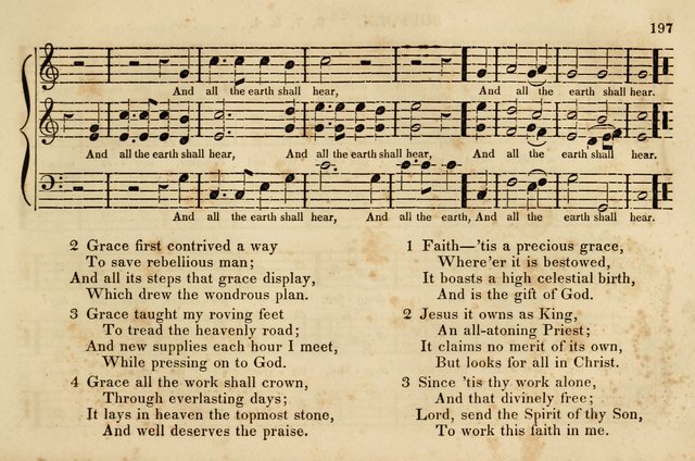 The Vestry Singing Book: being a selection of the most popular and approved tunes and hymns now extant, designed for social and religious meetings, family devotion, singing schools, etc. page 199