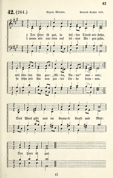 Vierstimmige Melodien für das Gesangbuch: zum gottesdienstlichen und häuslichen Gebrauch in Evangelischen Mennoniten-Gemeinden page 41