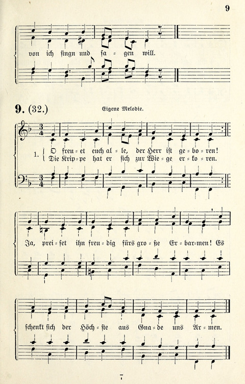 Vierstimmige Melodien für das Gesangbuch: zum gottesdienstlichen und häuslichen Gebrauch in Evangelischen Mennoniten-Gemeinden page 7