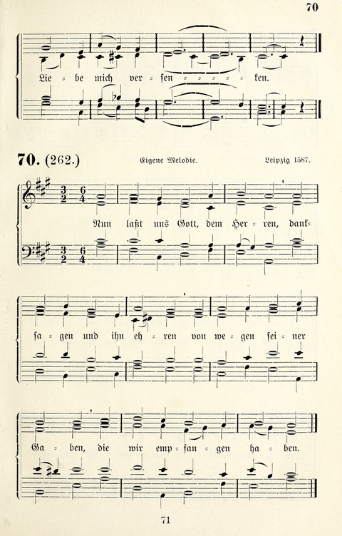 Vierstimmige Melodien für das Gesangbuch: zum gottesdienstlichen und häuslichen Gebrauch in Evangelischen Mennoniten-Gemeinden page 71