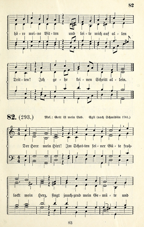 Vierstimmige Melodien für das Gesangbuch: zum gottesdienstlichen und häuslichen Gebrauch in Evangelischen Mennoniten-Gemeinden page 83