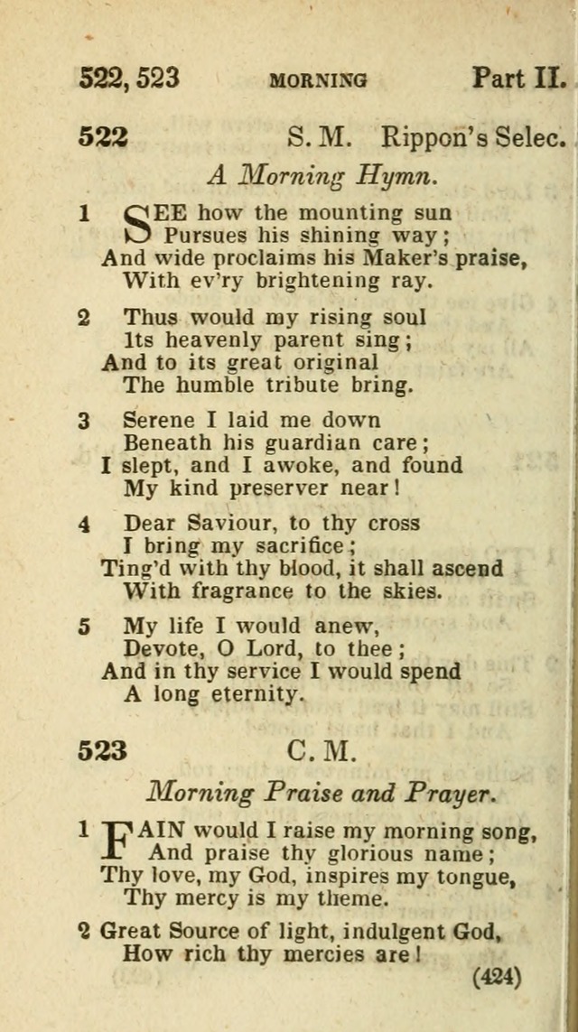 The Virginia Selection of Psalms and Hymns and Spiritual Songs: from the most approved authors; adapted to the various occasions of public and social meetings (New Ed. Enl. and Imp.) page 426