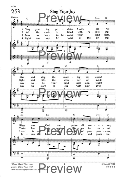 Voices United: The Hymn and Worship Book of The United Church of Canada page 265