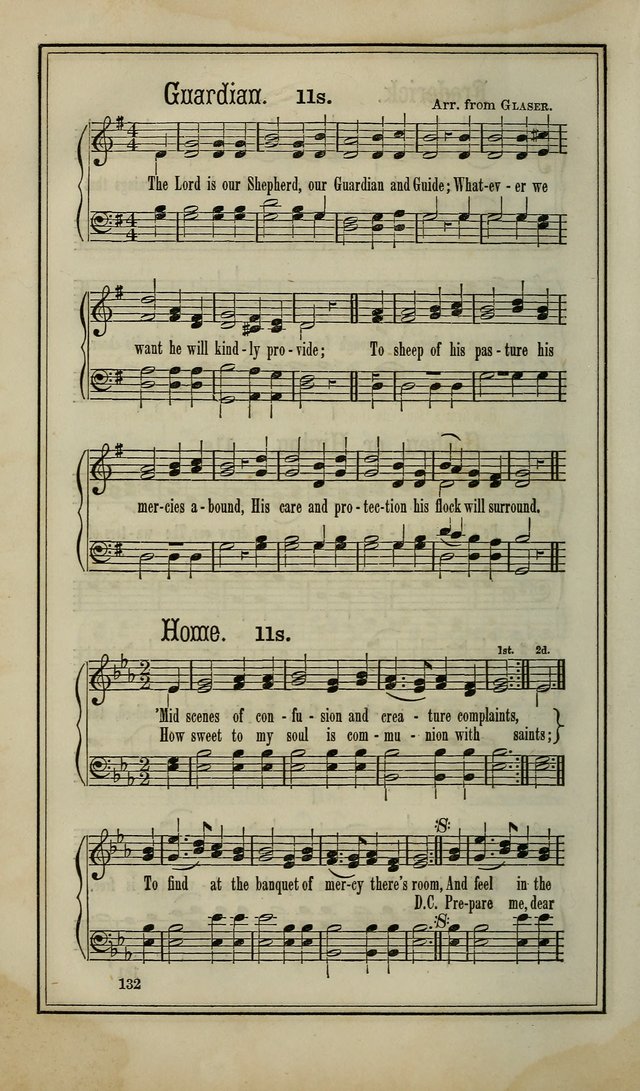The Voice of melody: a choice collection of hymn tunes for choirs, prayer-meetings, congregations, and family use page 132