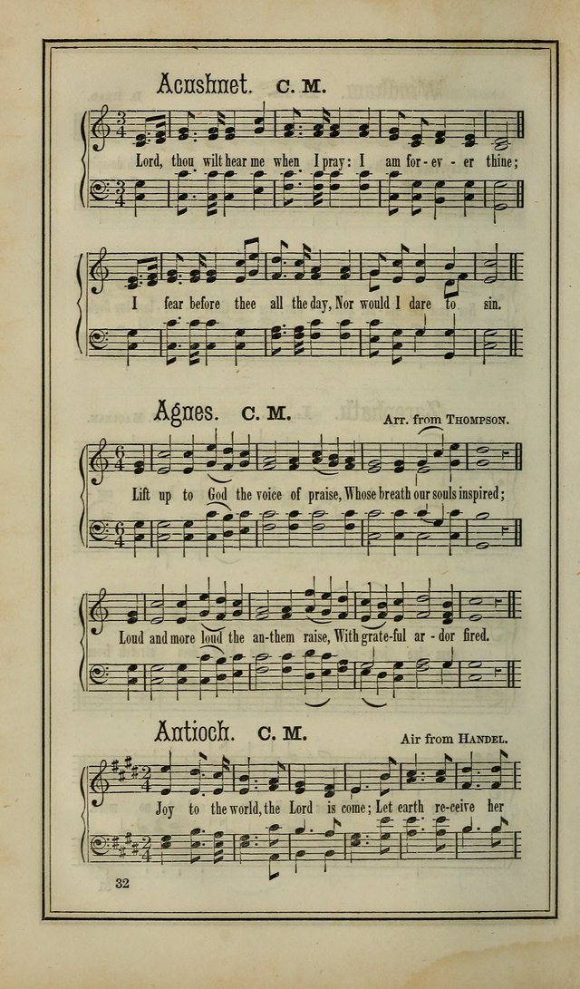 The Voice of melody: a choice collection of hymn tunes for choirs, prayer-meetings, congregations, and family use page 32