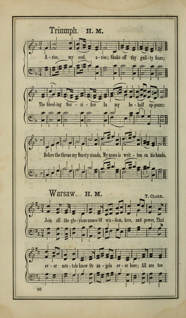 The Voice of melody: a choice collection of hymn tunes for choirs, prayer-meetings, congregations, and family use page 96