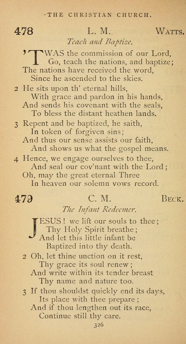 The Voice of Praise: a collection of hymns for the use of the Methodist Church page 326