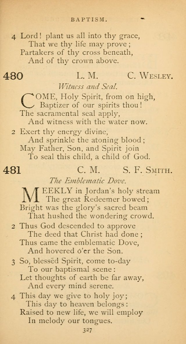 The Voice of Praise: a collection of hymns for the use of the Methodist Church page 327