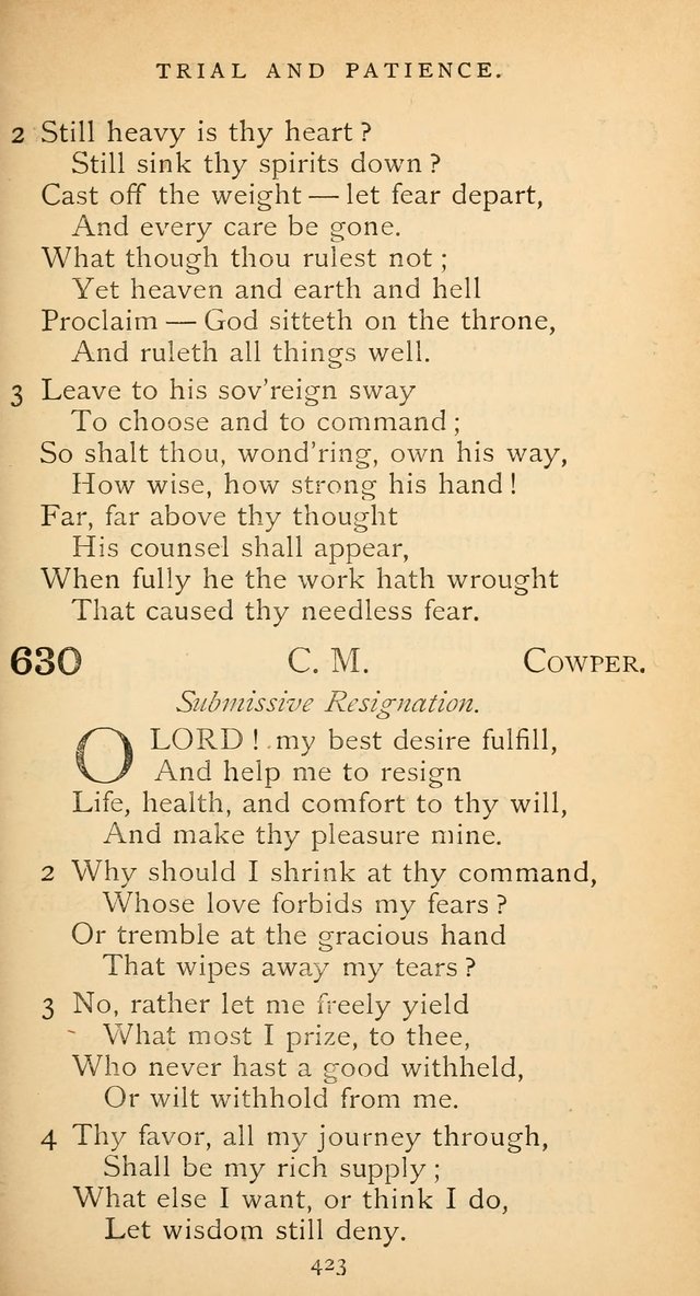 The Voice of Praise: a collection of hymns for the use of the Methodist Church page 423