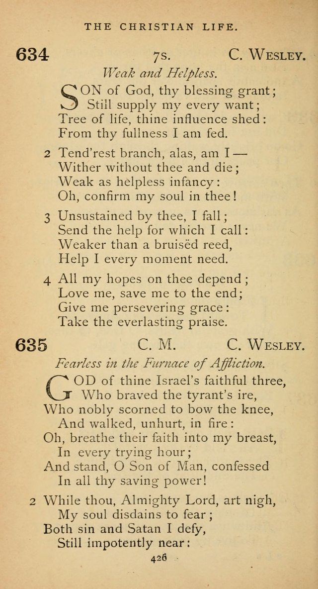 The Voice of Praise: a collection of hymns for the use of the Methodist Church page 426