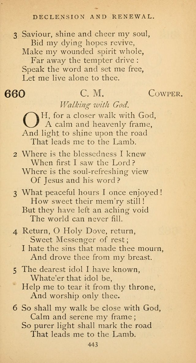 The Voice of Praise: a collection of hymns for the use of the Methodist Church page 443