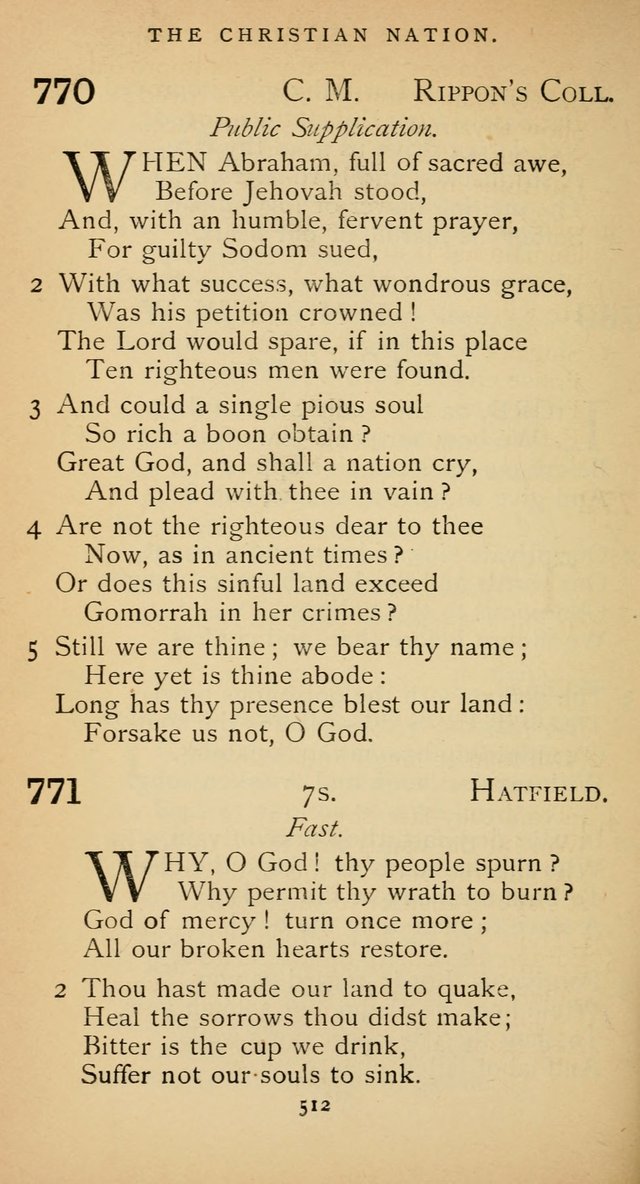 The Voice of Praise: a collection of hymns for the use of the Methodist Church page 512