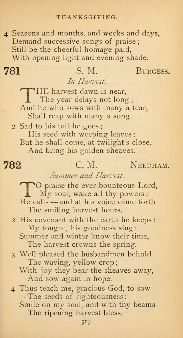 The Voice of Praise: a collection of hymns for the use of the Methodist Church page 519