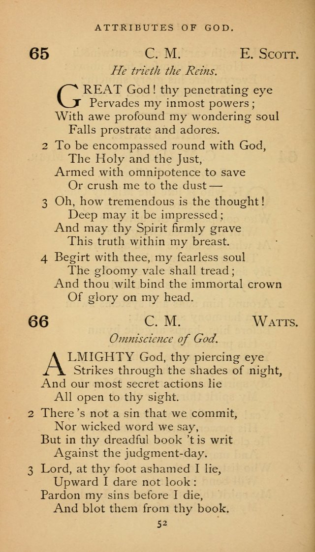 The Voice of Praise: a collection of hymns for the use of the Methodist Church page 52