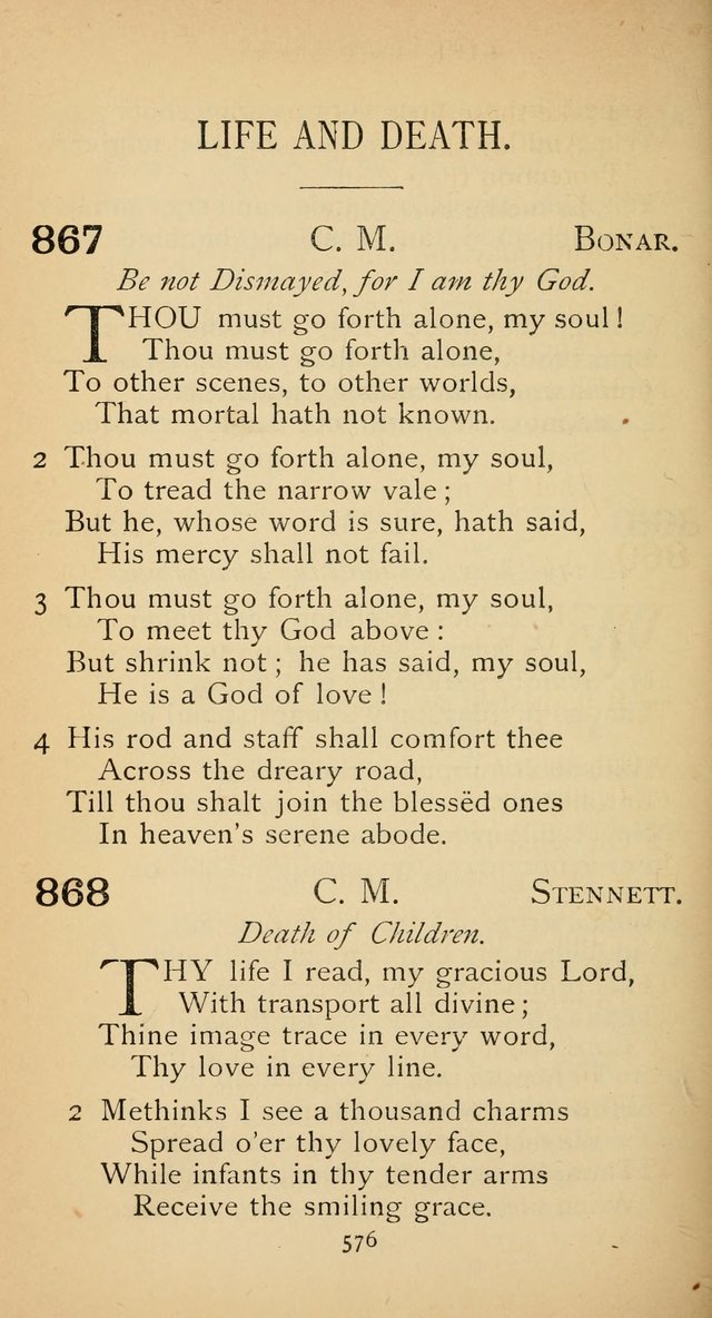 The Voice of Praise: a collection of hymns for the use of the Methodist Church page 576