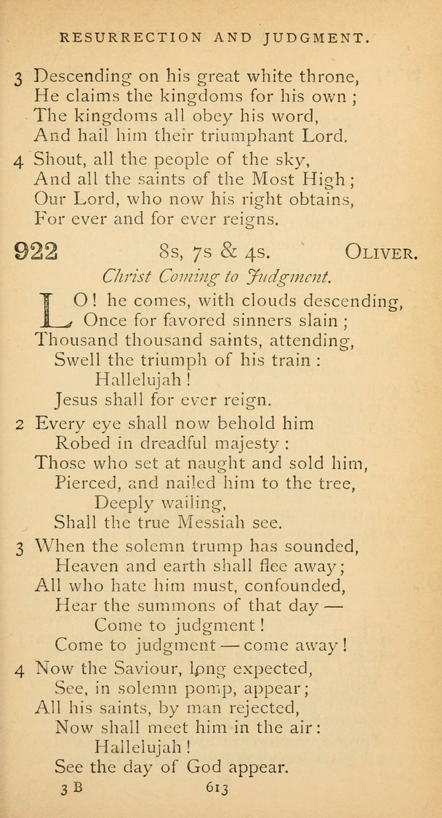 The Voice of Praise: a collection of hymns for the use of the Methodist Church page 613