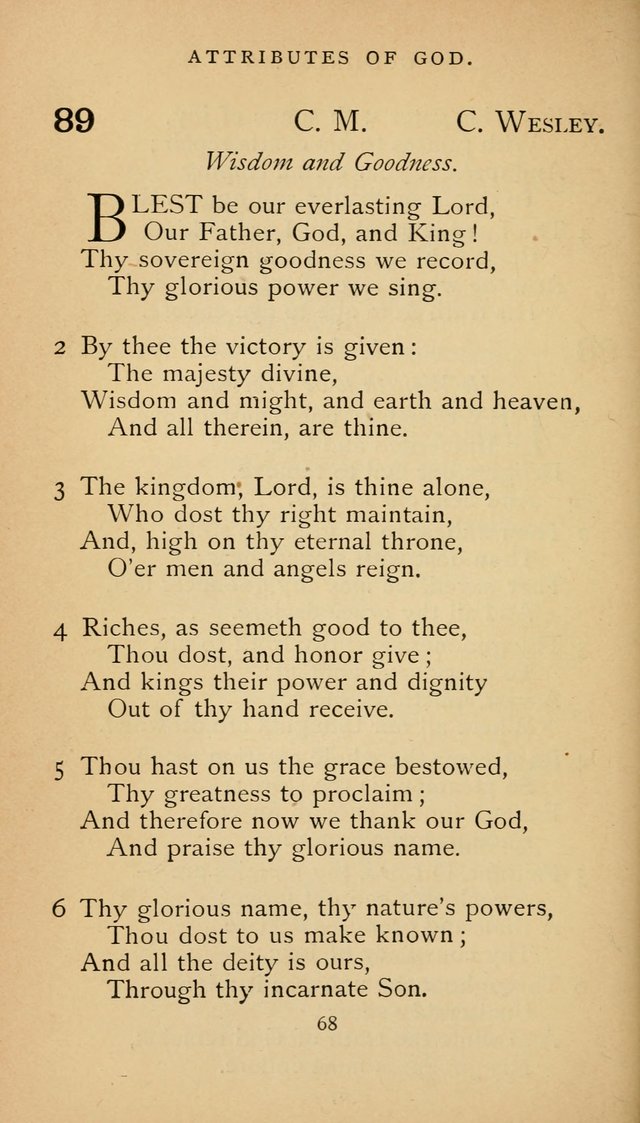 The Voice of Praise: a collection of hymns for the use of the Methodist Church page 68