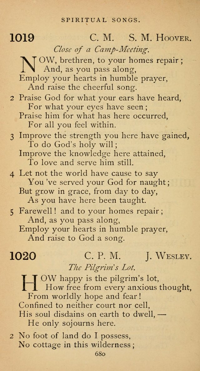 The Voice of Praise: a collection of hymns for the use of the Methodist Church page 682