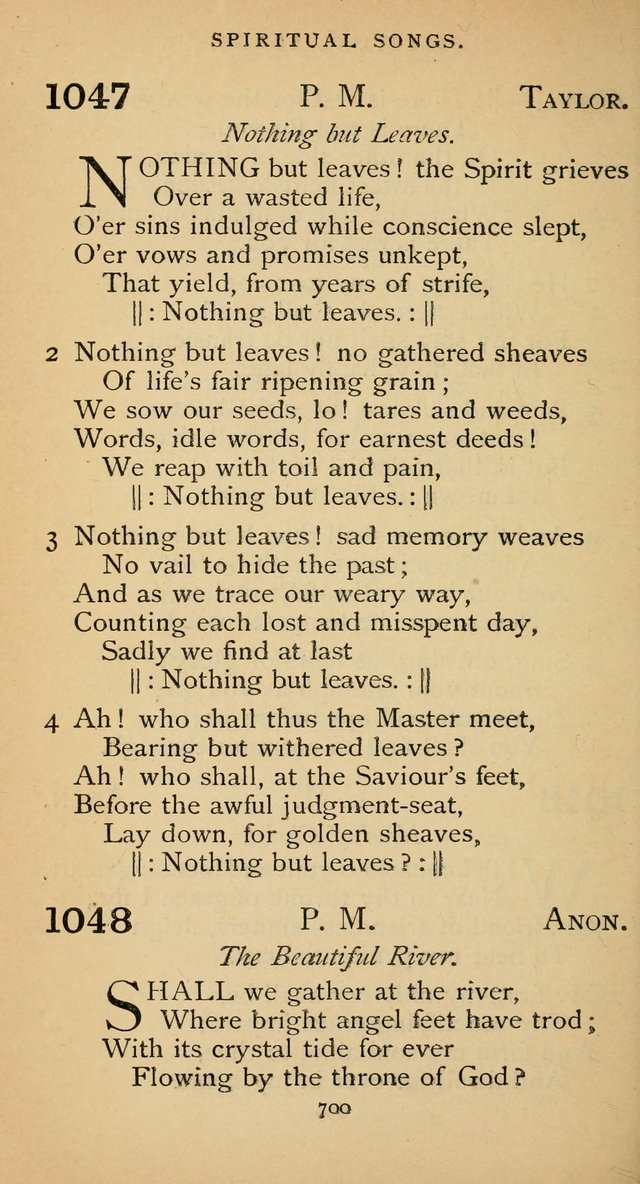 The Voice of Praise: a collection of hymns for the use of the Methodist Church page 702