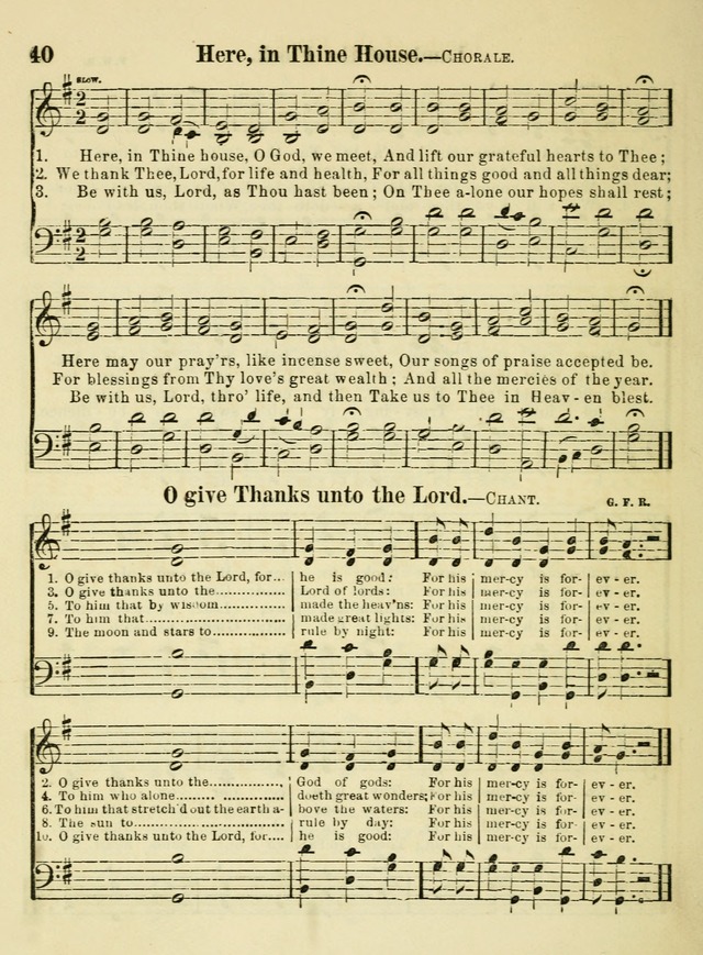 The Welcome: a book of hymns, songs and lessons for the children of the New Church (3rd ed.) page 40