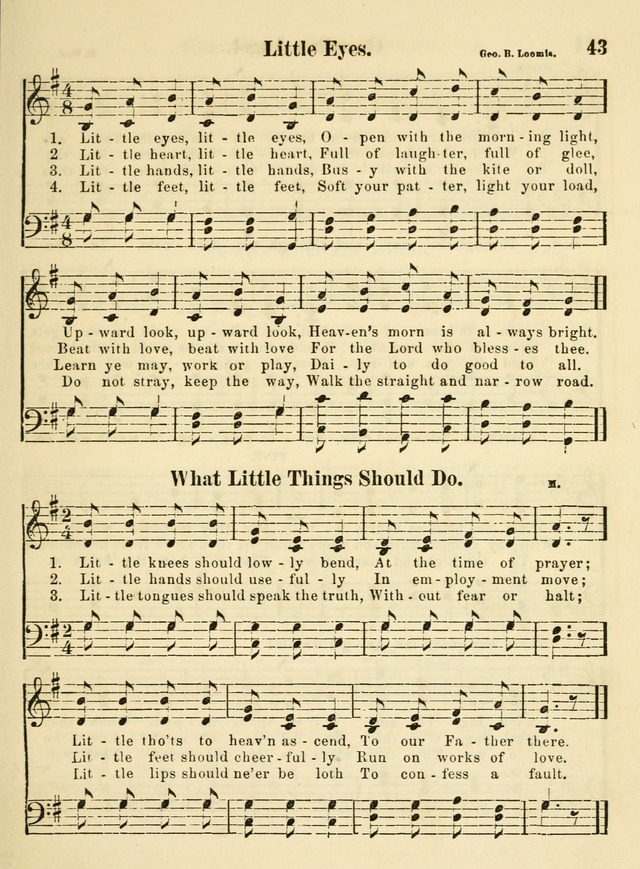 The Welcome: a book of hymns, songs and lessons for the children of the New Church (3rd ed.) page 43