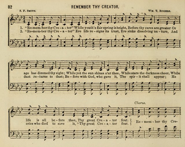 The Welcome: a collection of songs, hymns, chants, anthems and choruses,for the Sabbath school and home sircle page 82