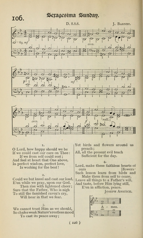 The Westminster Abbey Hymn-Book: compiled under the authority of the dean of Westminster page 126