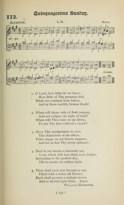 The Westminster Abbey Hymn-Book: compiled under the authority of the dean of Westminster page 133