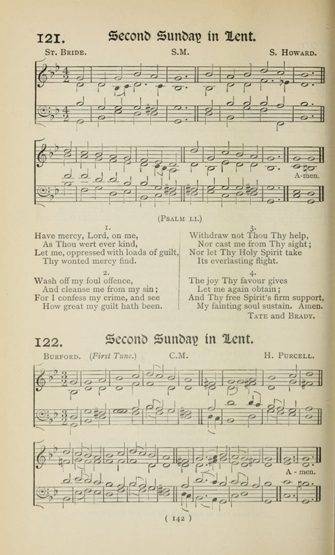 The Westminster Abbey Hymn-Book: compiled under the authority of the dean of Westminster page 142