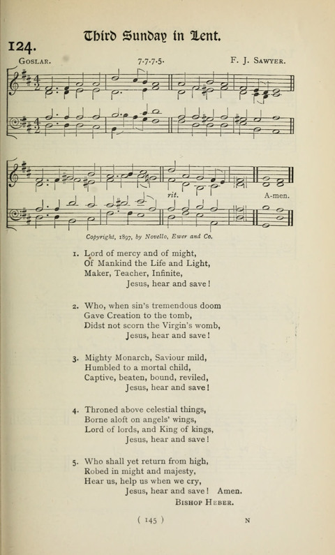 The Westminster Abbey Hymn-Book: compiled under the authority of the dean of Westminster page 145