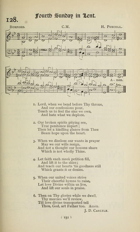 The Westminster Abbey Hymn-Book: compiled under the authority of the dean of Westminster page 151