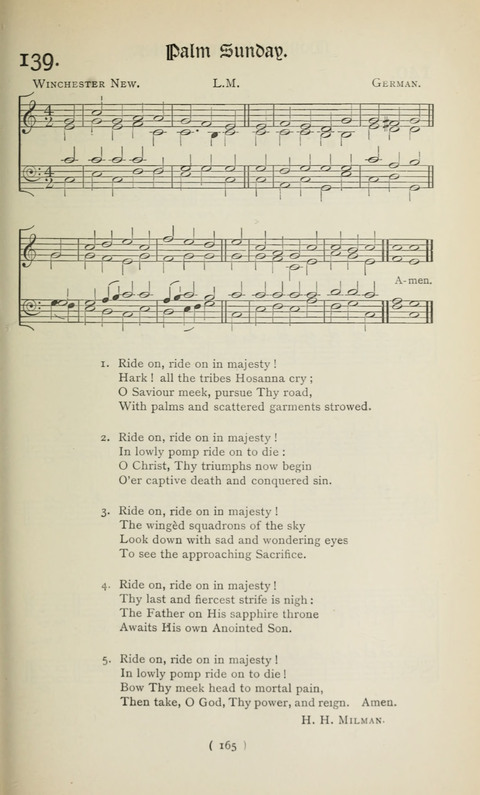 The Westminster Abbey Hymn-Book: compiled under the authority of the dean of Westminster page 165