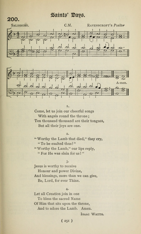 The Westminster Abbey Hymn-Book: compiled under the authority of the dean of Westminster page 251