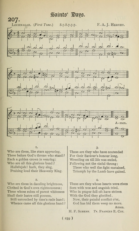 The Westminster Abbey Hymn-Book: compiled under the authority of the dean of Westminster page 259