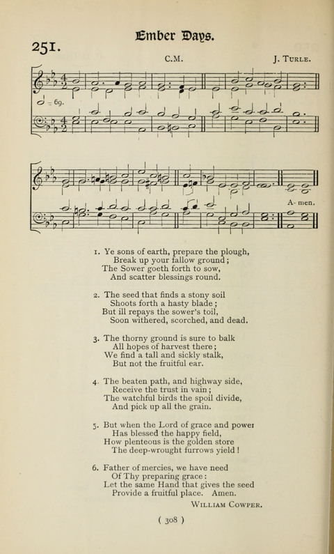 The Westminster Abbey Hymn-Book: compiled under the authority of the dean of Westminster page 308
