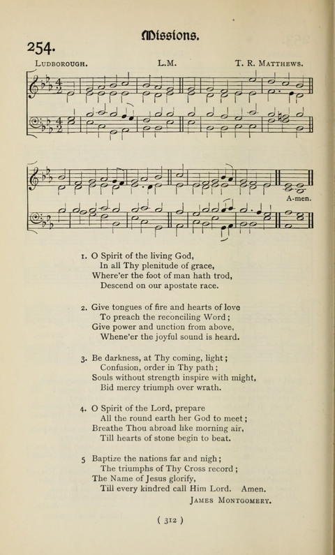 The Westminster Abbey Hymn-Book: compiled under the authority of the dean of Westminster page 312