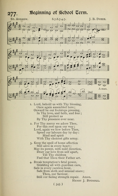 The Westminster Abbey Hymn-Book: compiled under the authority of the dean of Westminster page 345