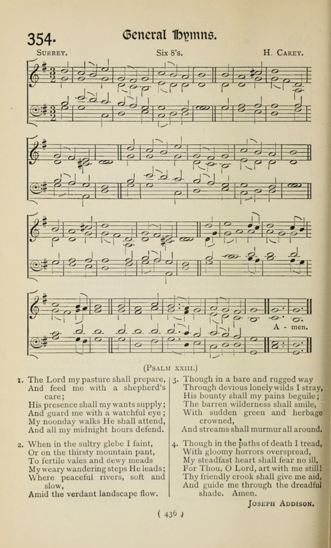 The Westminster Abbey Hymn-Book: compiled under the authority of the dean of Westminster page 436