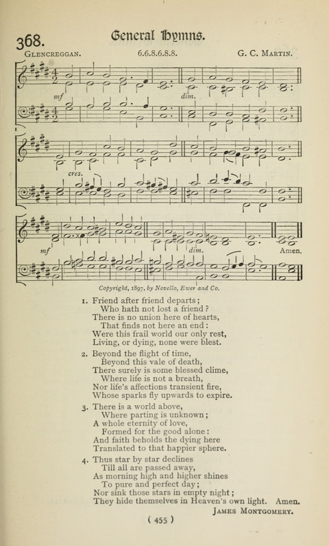 The Westminster Abbey Hymn-Book: compiled under the authority of the dean of Westminster page 455