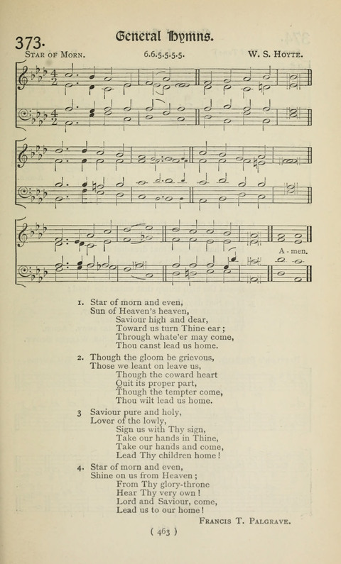 The Westminster Abbey Hymn-Book: compiled under the authority of the dean of Westminster page 463