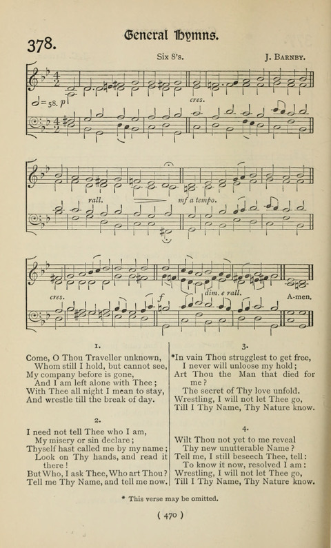 The Westminster Abbey Hymn-Book: compiled under the authority of the dean of Westminster page 470