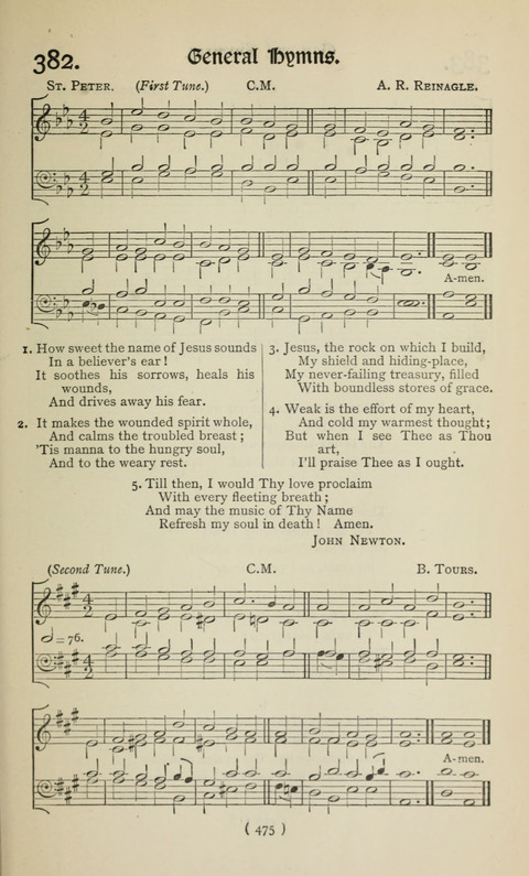 The Westminster Abbey Hymn-Book: compiled under the authority of the dean of Westminster page 475