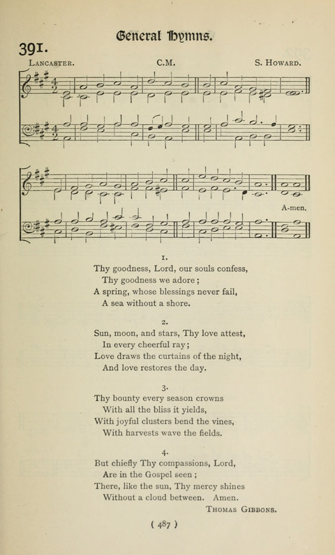 The Westminster Abbey Hymn-Book: compiled under the authority of the dean of Westminster page 487