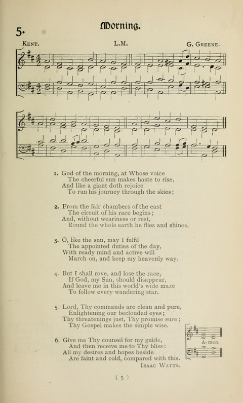 The Westminster Abbey Hymn-Book: compiled under the authority of the dean of Westminster page 5
