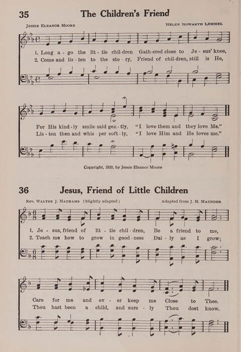 Worship and Conduct Songs: for beginners and primaries page 20