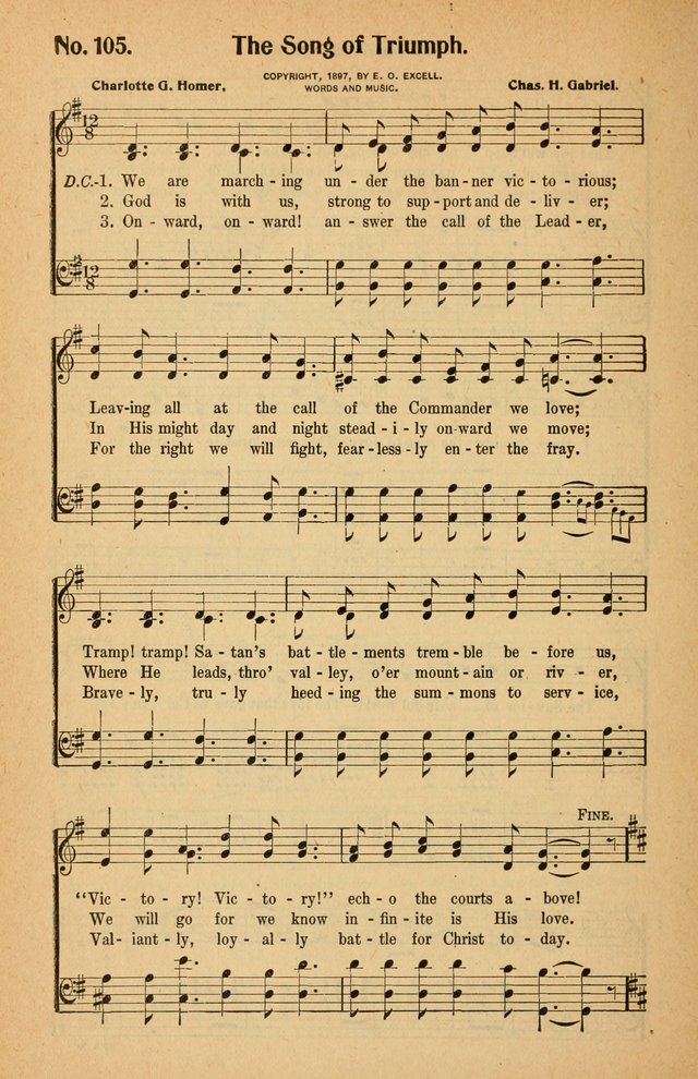Winona Hymns: with Supplement page 109
