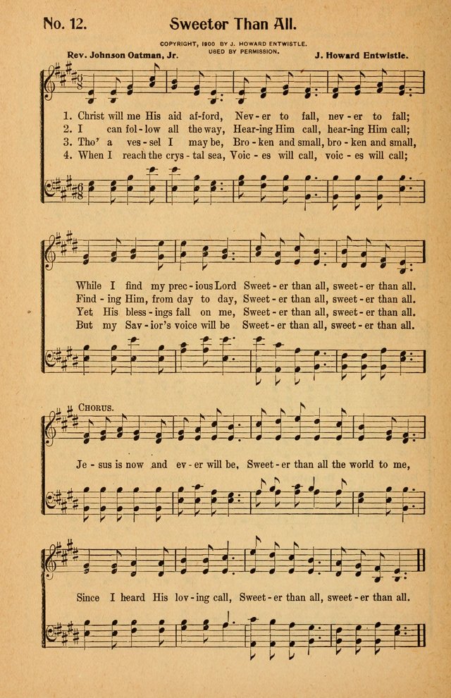 Winona Hymns: with Supplement page 13