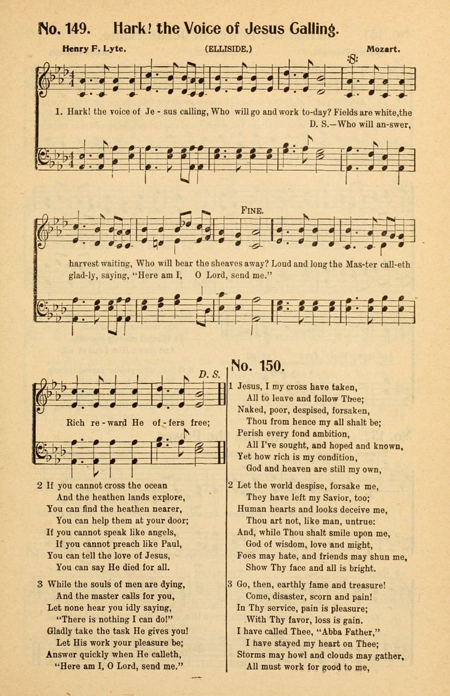 Winona Hymns: with Supplement page 138