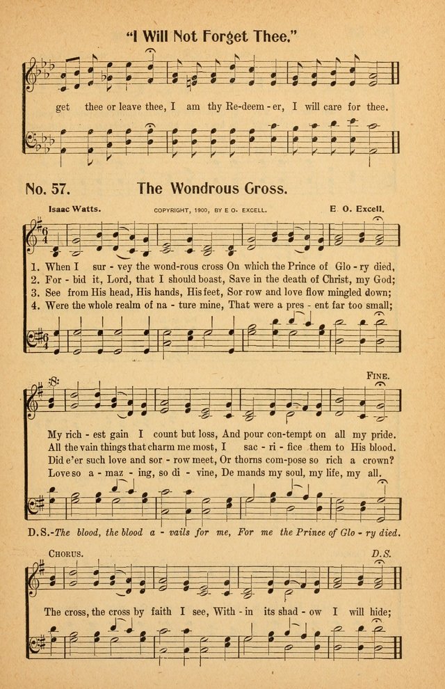 Winona Hymns: with Supplement page 58